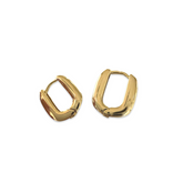 Gold Filled Thick Paperclip Huggies
